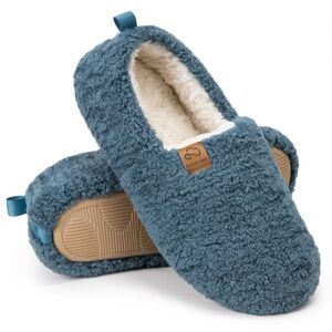 EverFoams Women's Shearling Memory Foam Full Slippers